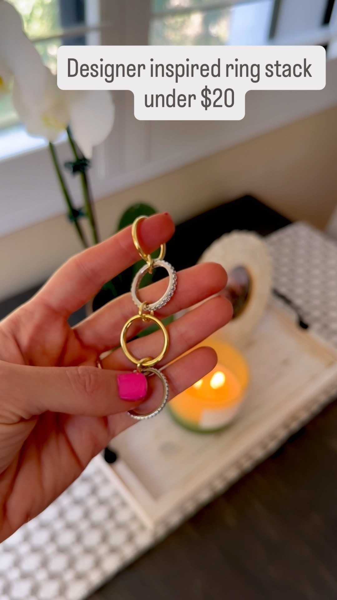 I love this designer inspired ring stack! I’m wearing a size 7 and fits great on my first finger. 

#LTKStyleTip #LTKFindsUnder50 #LTKBeauty