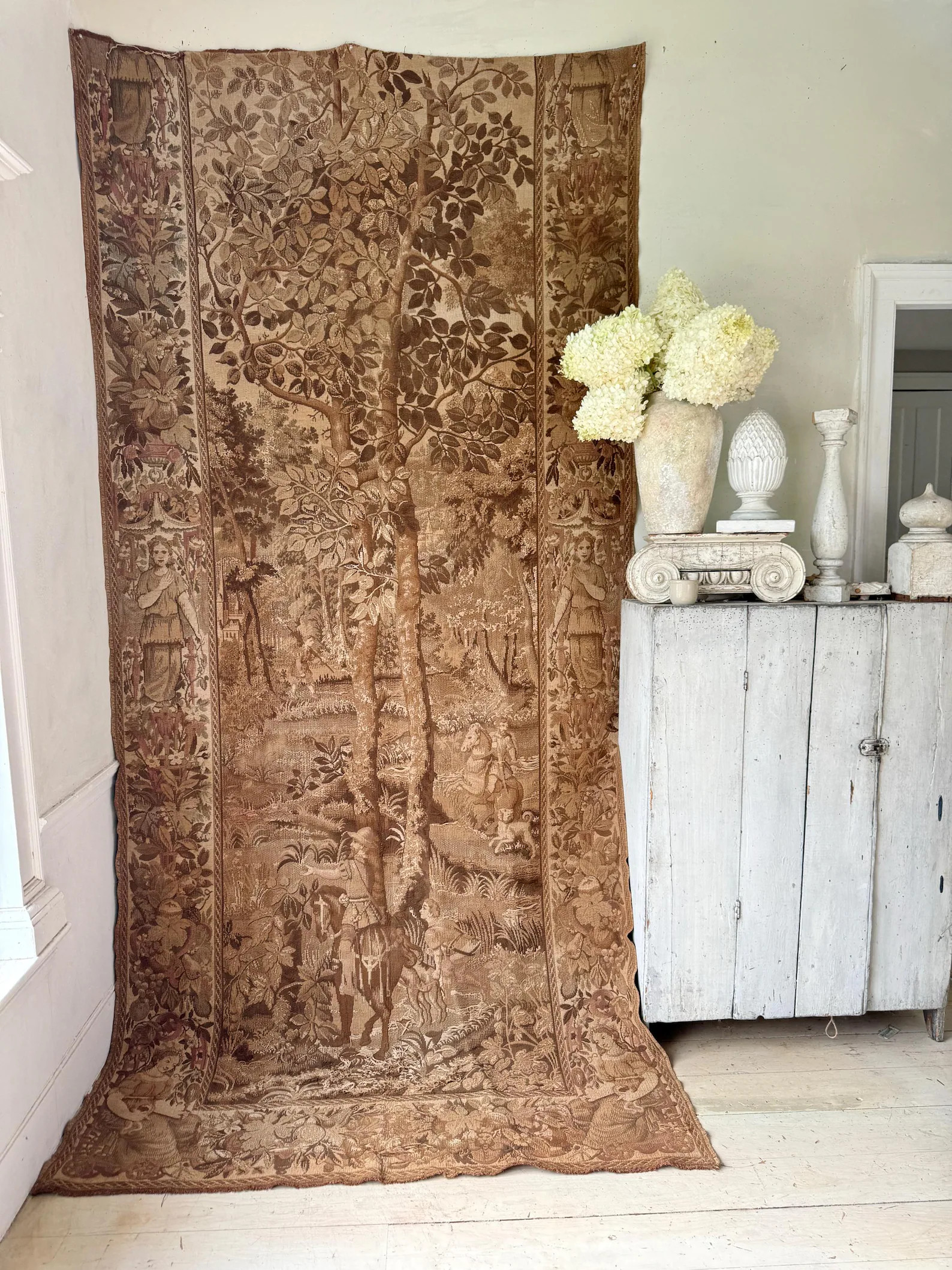 131x60 LARGE Wall Art Farmhouse Decor Hanging Antique French Tapestry Popular Right Now Gift Hunt... | Etsy (US)