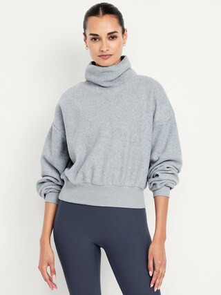 Performance Microfleece Mock Neck Sweatshirt | Old Navy (CA)