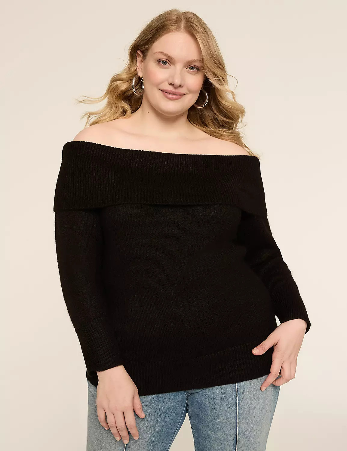 Off-The-Shoulder Sweater | LaneBryant | Lane Bryant (US)