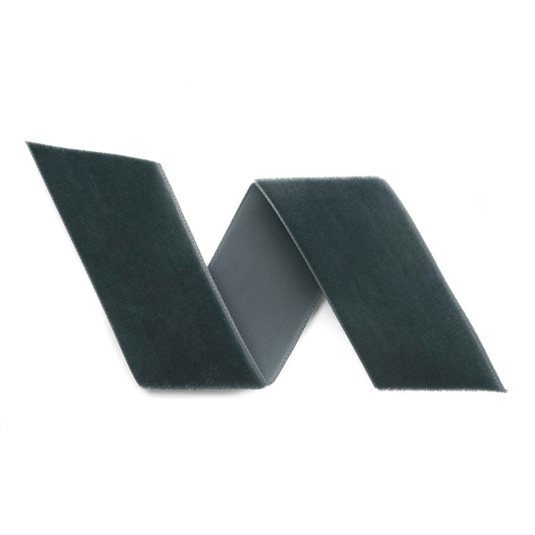 Dark Grey Swiss Velvet by the Yard Gris Fonce Grey Wedding - Etsy | Etsy (US)