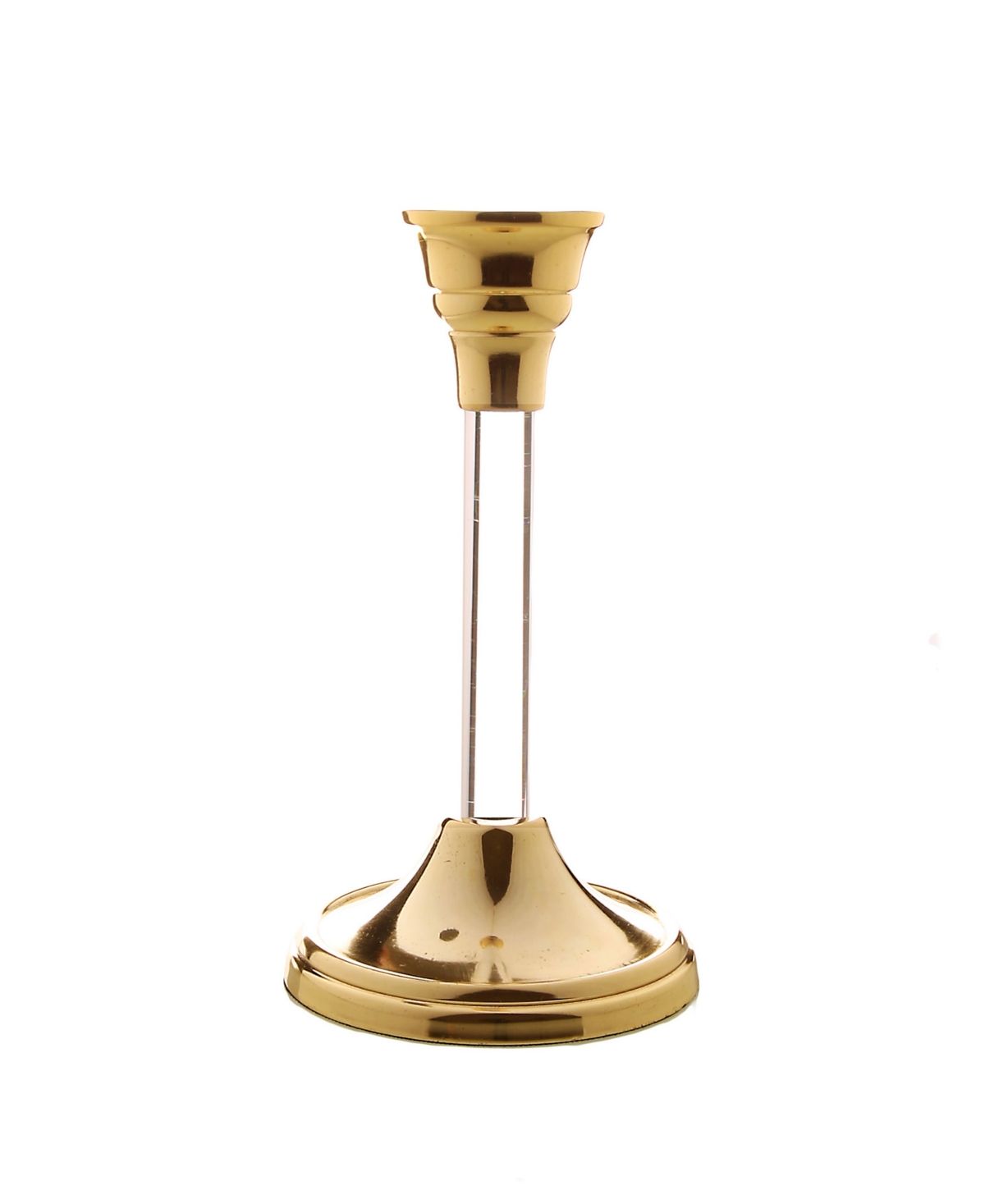 Classtic Touch 7.25" Gold Candlestick with Acrylic Stem | Macys (US)
