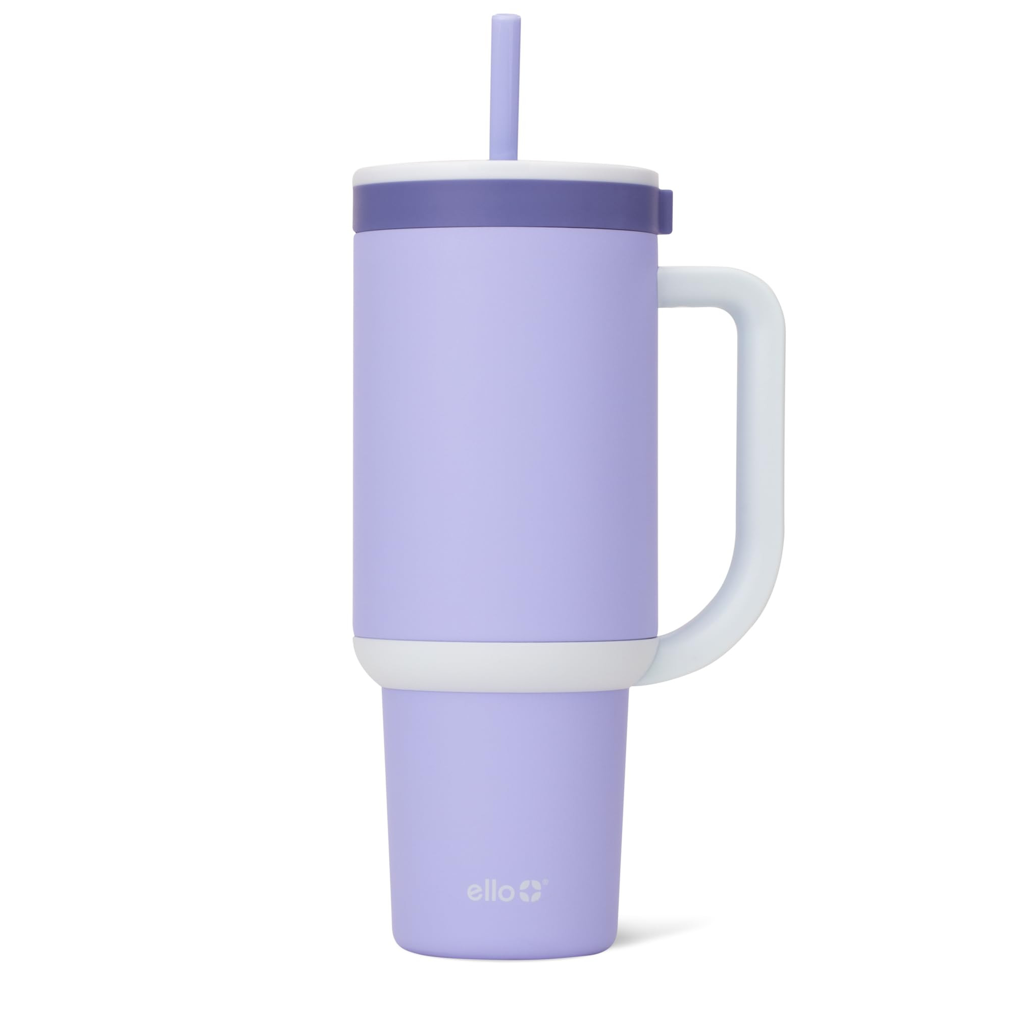 Ello Oasis 40 oz Tumbler with Handle & Retracting Straw | Reusable Insulated Stainless Steel Cup ... | Amazon (US)