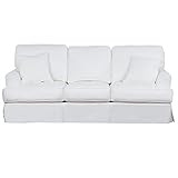 Amazon.com: Sunset Trading Ariana Sofa, White : Home & Kitchen | Amazon (US)