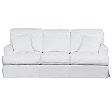 Amazon.com: Sunset Trading Ariana Sofa, White : Home & Kitchen | Amazon (US)