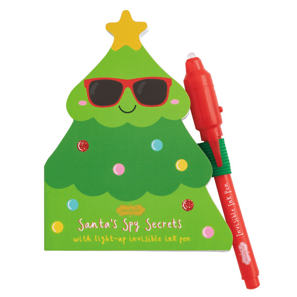Christmas Tree Invisible Ink Pad | Mud Pie
