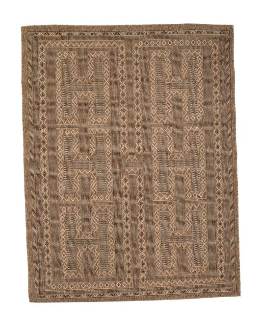 Made In Turkey 5x7 Indoor Outdoor Hampton Faux Jute Area Rug | TJ Maxx