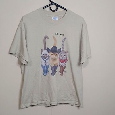 VTG Western Cat T-Shirt Sedona, Unisex Size Large | eBay US