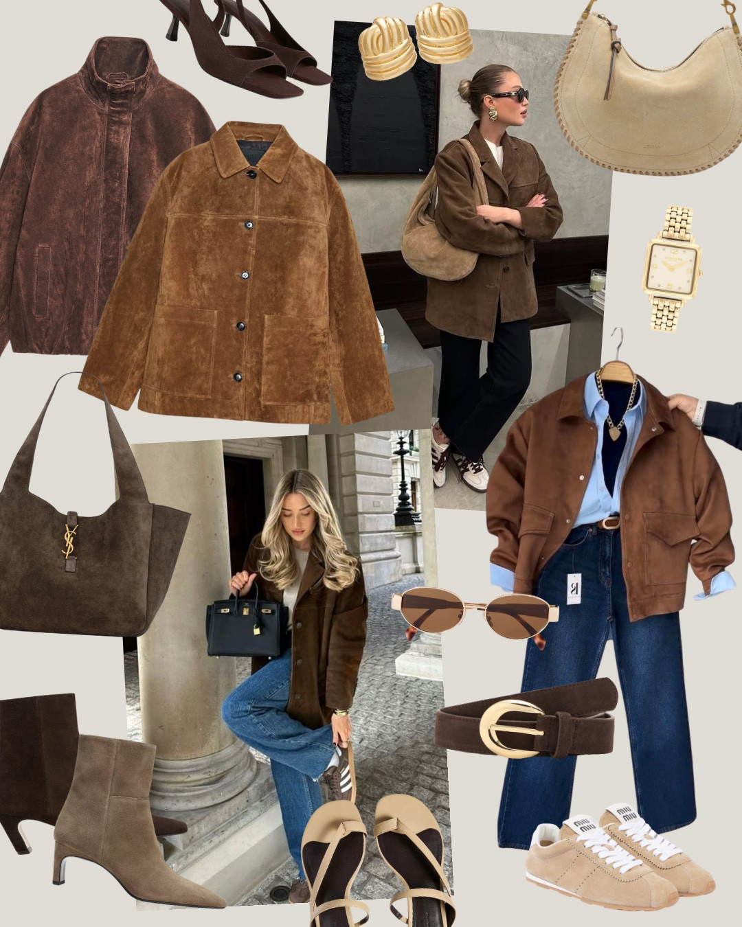 Suede season is officially here 🤎✨ I’ve styled 5 chic outfit ideas with suede jackets that you can wear from coffee runs to client meetings.

All pictures belong to their respectful owners

Like this post to save it to your favourite folder and come back later to shop.

keywords: suede jacket, suede blazer, fall outfit, chic style, casual chic, neutral outfit, office outfit, client meeting outfit, weekend style, brunch outfit, errands outfit, suede boots, capsule wardrobe, classic style, minimalist chic, everyday outfit, transitional style, workwear outfit, streetstyle look, modern chic

#LTKStyleTip #LTKSeasonal