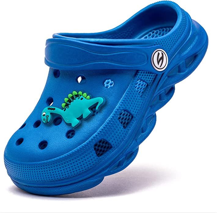 WOUEOI Kid's Boys Girls Garden Shoes Cartoon Slides Sandals Clogs Beach Slipper Children | Amazon (US)
