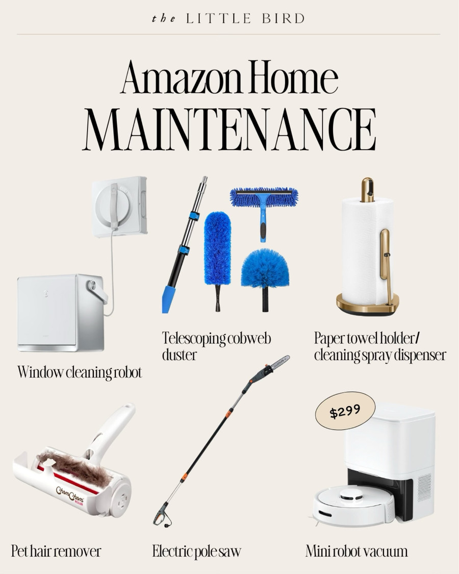 Here’s a caption for the Amazon Home Maintenance post