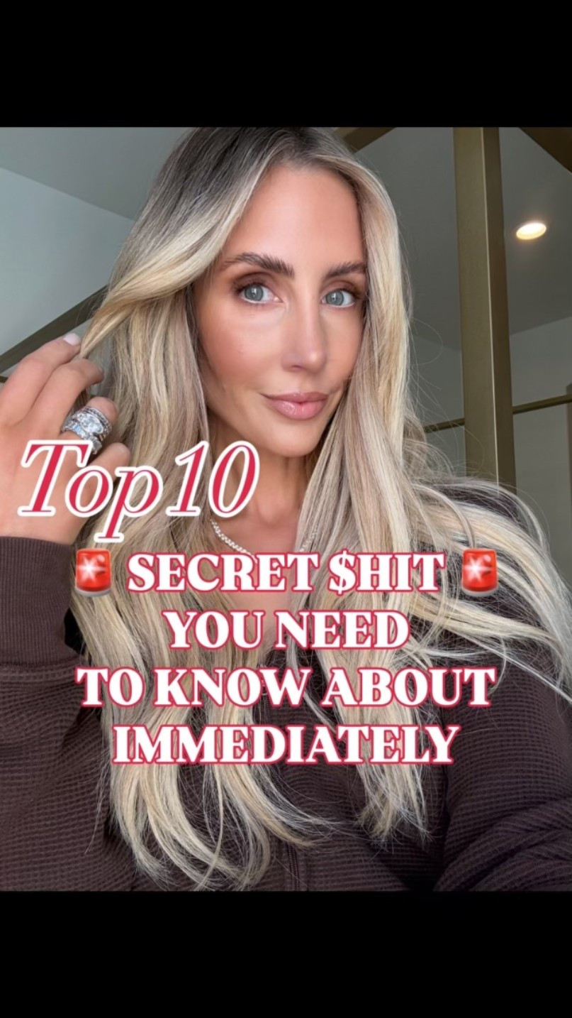 Top 10 secret $hit you need to know about immediately! 

Hermes lipstick - Shade 11

Laura mercier liner - rosewood

Sephora gloss balm - pink satin 
