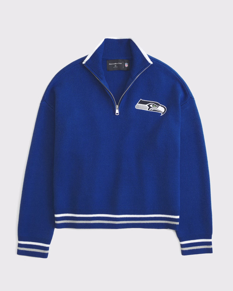 Seattle Seahawks LuxeLoft Half-Zip | Abercrombie & Fitch (US)