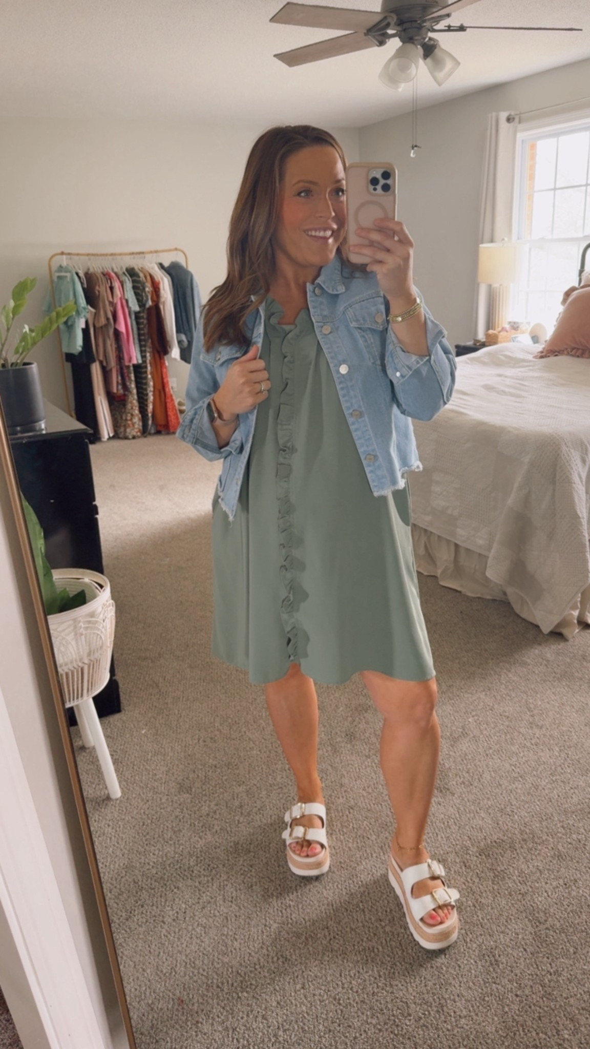 work ootd - dress is bump friendly and so comfy!! 

#LTKootd #LTKWorkwear #LTKBump