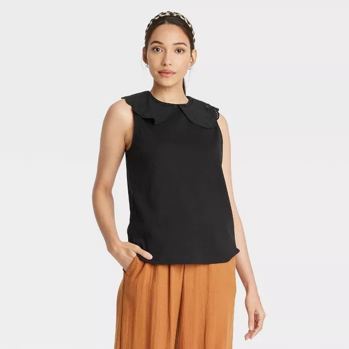Women's Collared Tank Top - A New Day™ | Target