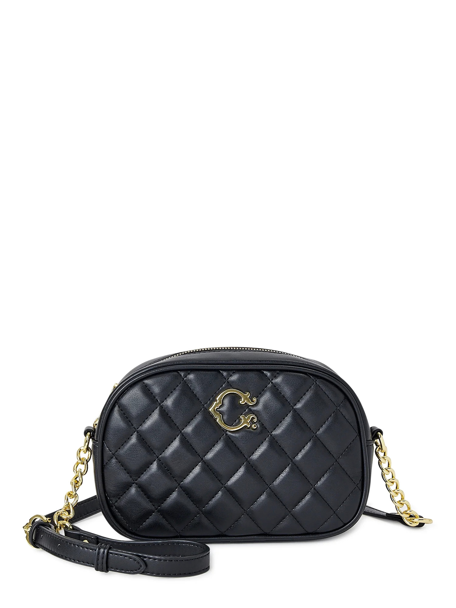 C. Wonder Women's Talia Small Camera Crossbody Bag, Black - Walmart.com | Walmart (US)