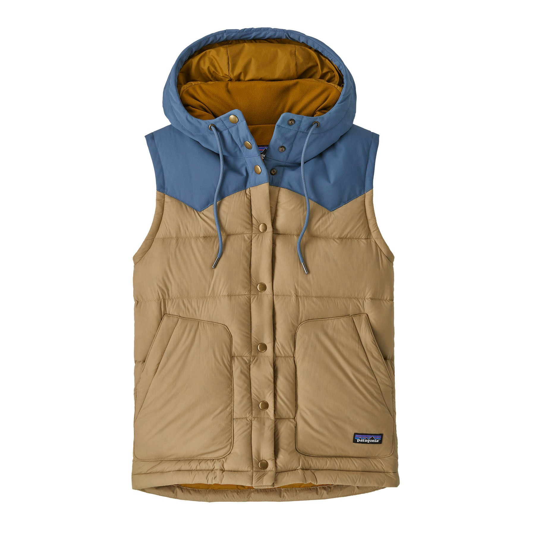Patagonia Women's Bivy Hooded Down Vest Khaki S | REI