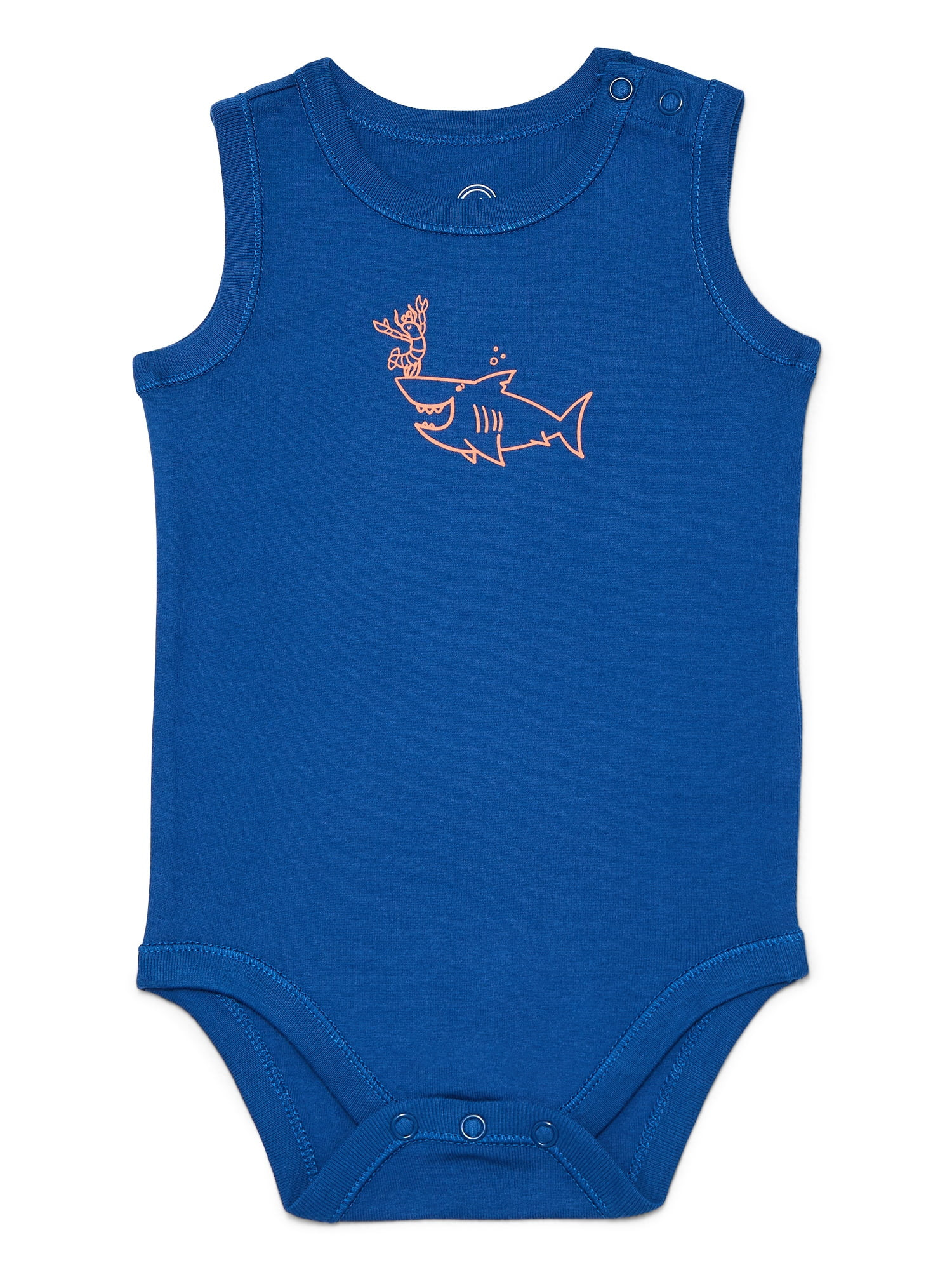 Wonder Nation Baby Boys Tank Bodysuit, Sizes 0-24 Months | Walmart (US)