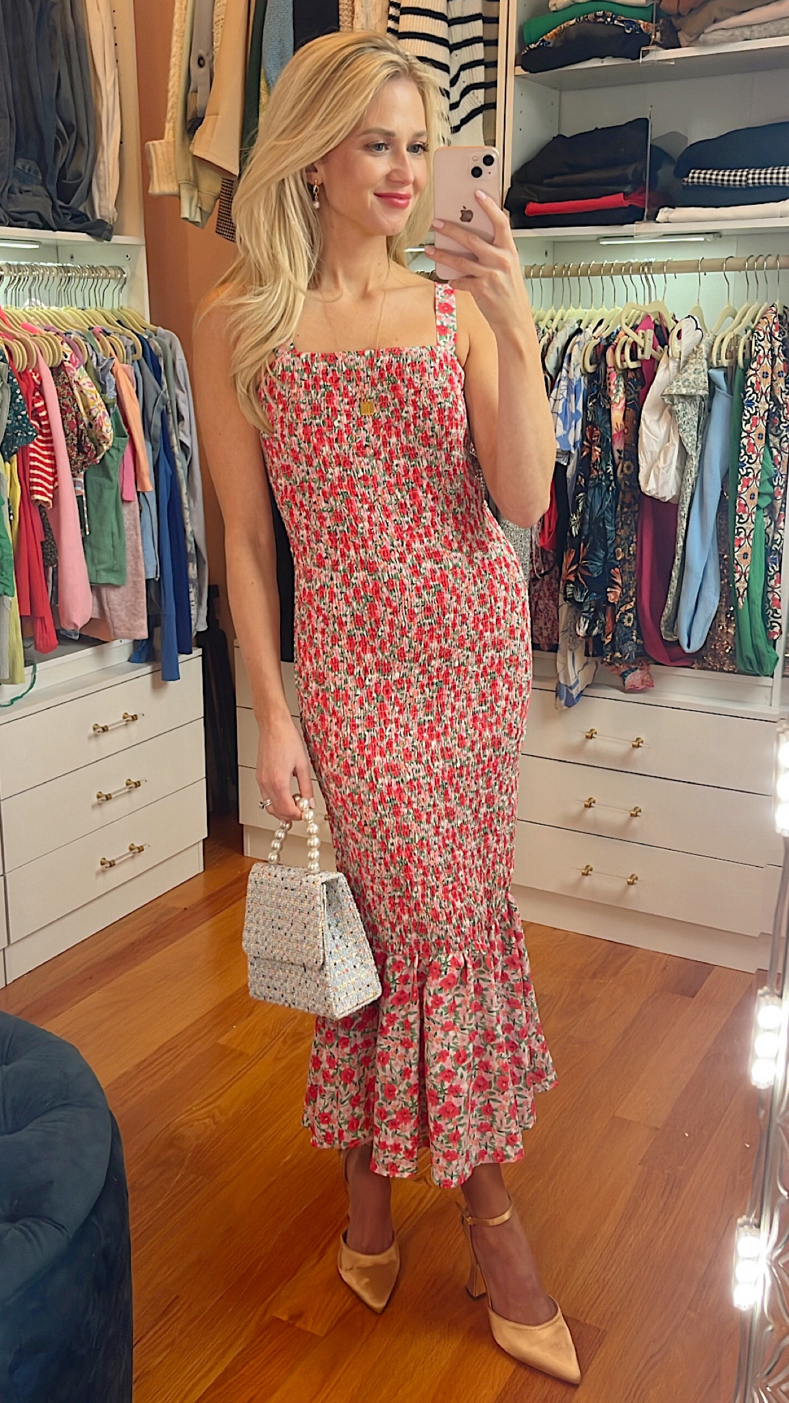 spring wedding guest dress from Amazon. Straps can be worn up or tucked in to make it strapless. Fit me 40 weeks pregnant - lots of stretch! Size down if between 

#LTKshoecrush #LTKfindsunder50 #LTKSpringSale