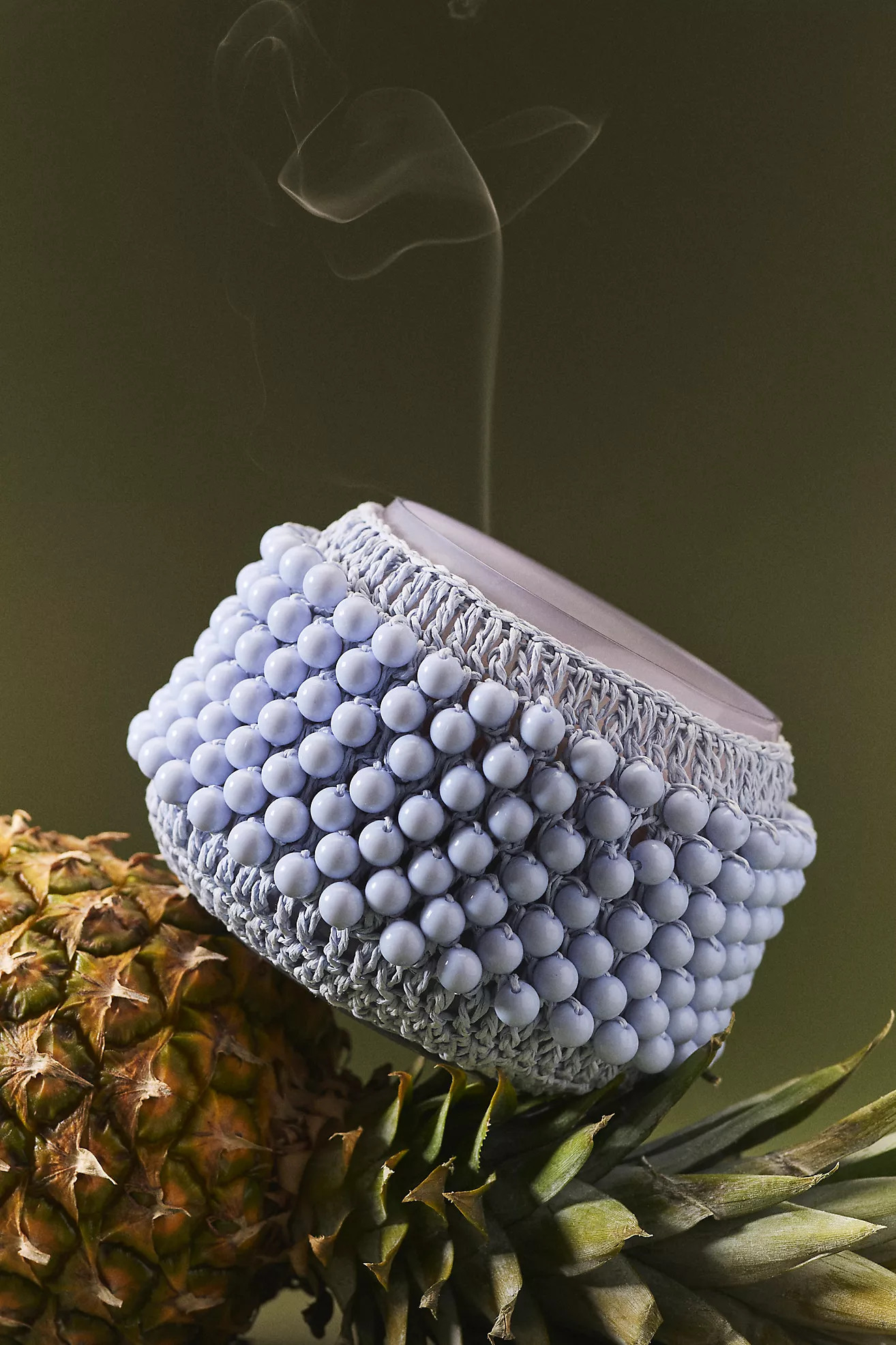 The Beaded Gather Candle by Anthropologie: Fresh Ocean Waves & Bergamot | Anthropologie (US)