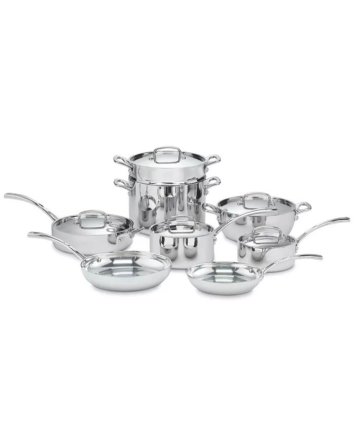 French Classic Stainless 13-Pc. Cookware Set | Macys (US)
