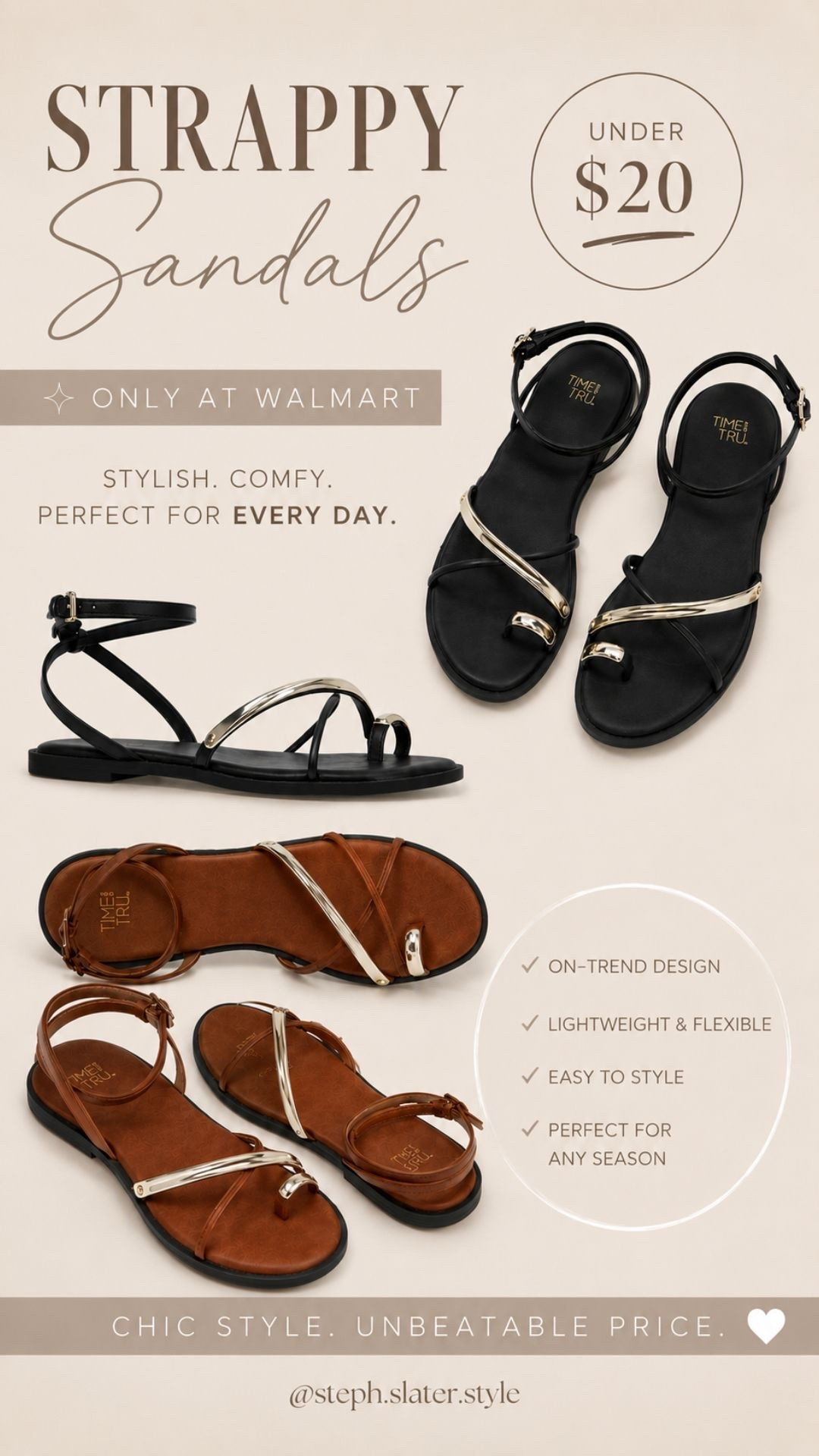 The cutest sandals from Walmart under $20!

#LTKootd #LTKSeasonal #LTKmomlife