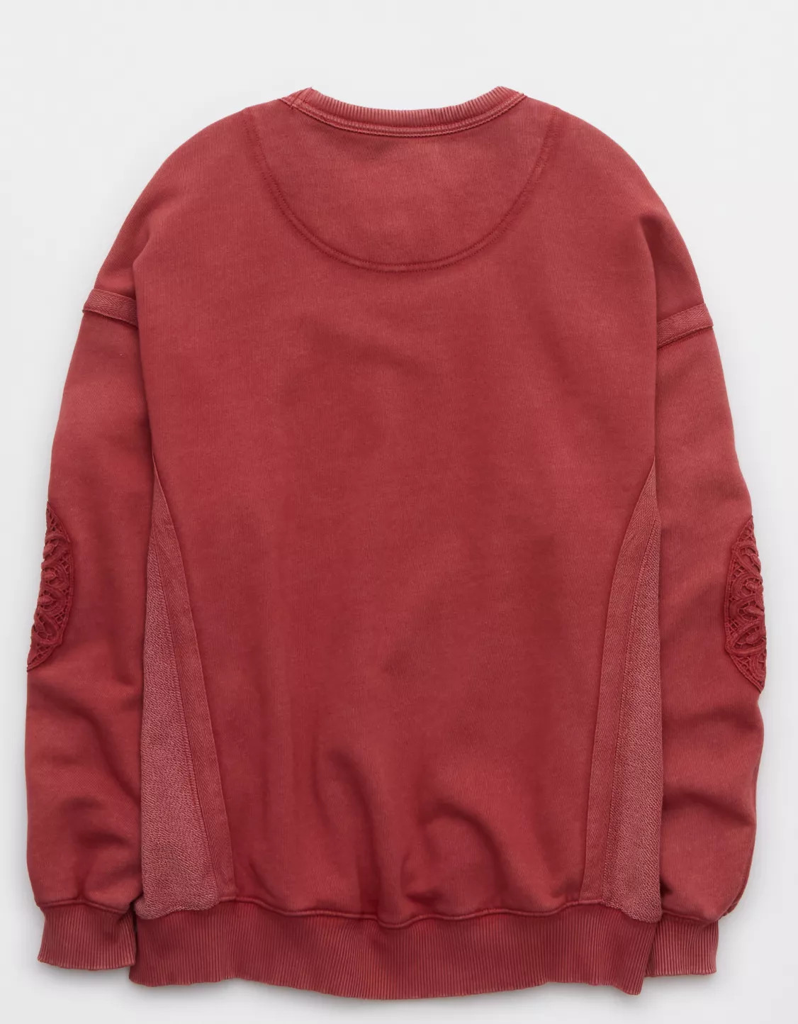 Aerie Keep It Light Crochet Crew Sweatshirt | American Eagle Outfitters (US & CA)