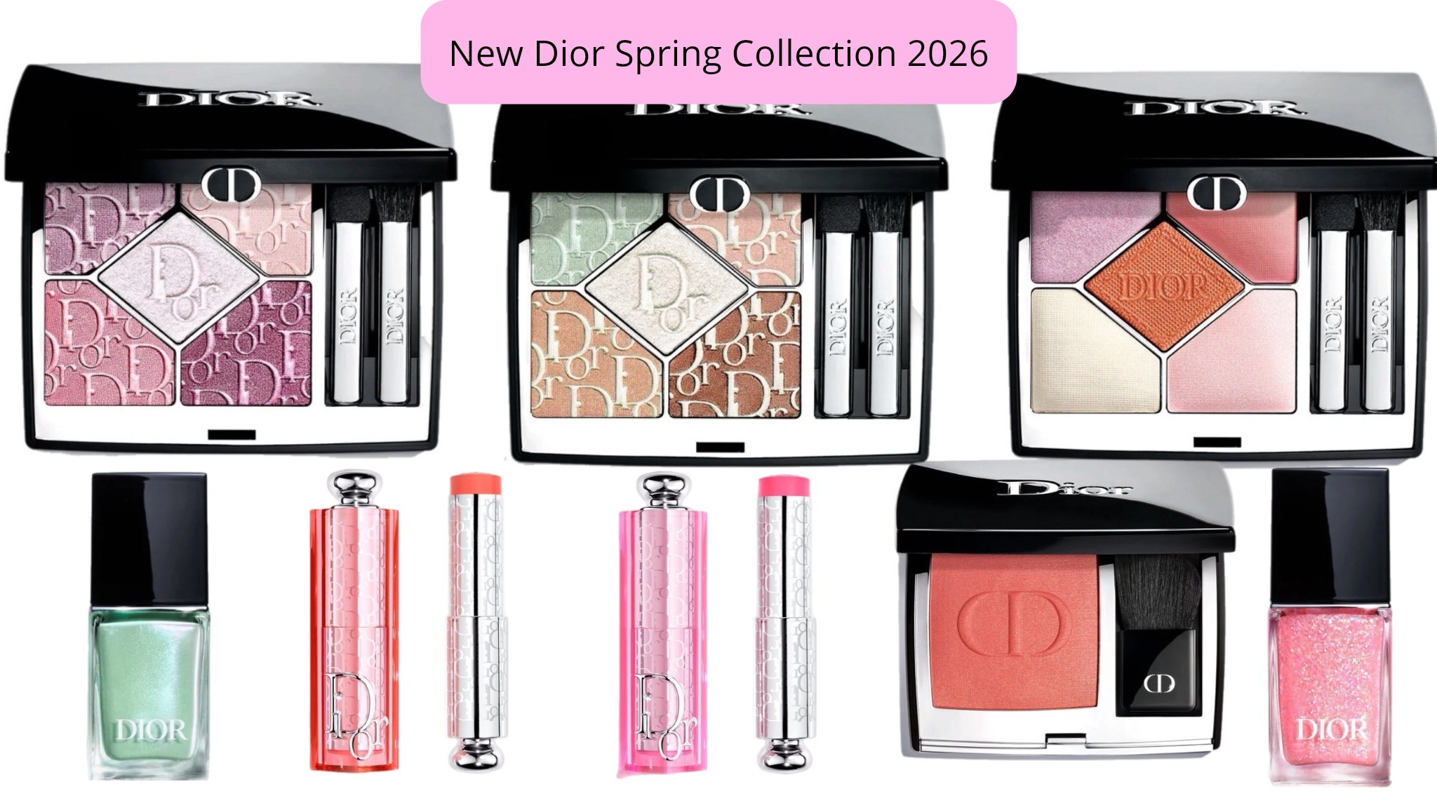 New DIOR Spring Collection on the site. Includes 3 new Shadows, Two New Creamy Cheek Shades, Powder Blush, Two New Nail Shades. This is Part one! 

#LTKSeasonal #LTKBeauty