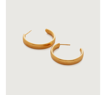Fiji Medium Hoop Earrings | Monica Vinader (Global)
