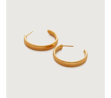 Fiji Large Hoop Earrings | Monica Vinader (Global)