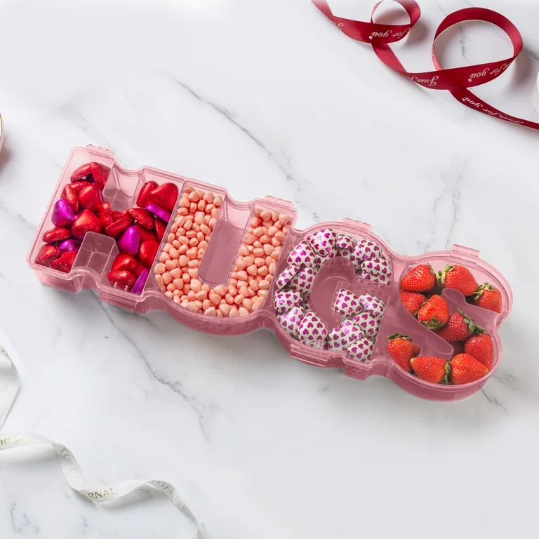 Cook with Color HUGS Snack Box, Reusable Food Storage Container in Fun Valentine’s Design | Walmart (US)