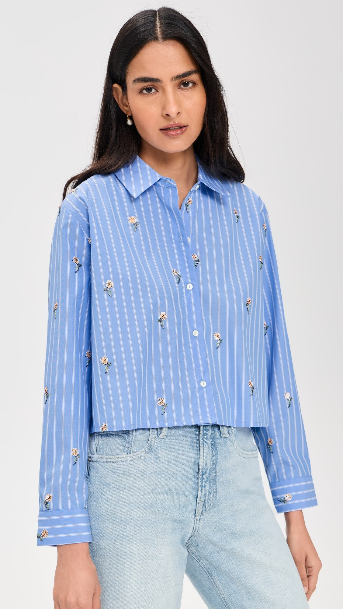 Cosette Crop High Low Shirt | Shopbop