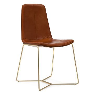 Slope Leather Dining Chair | West Elm (US)