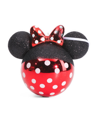 Blown Glass Minnie Mouse Ornament | TJ Maxx