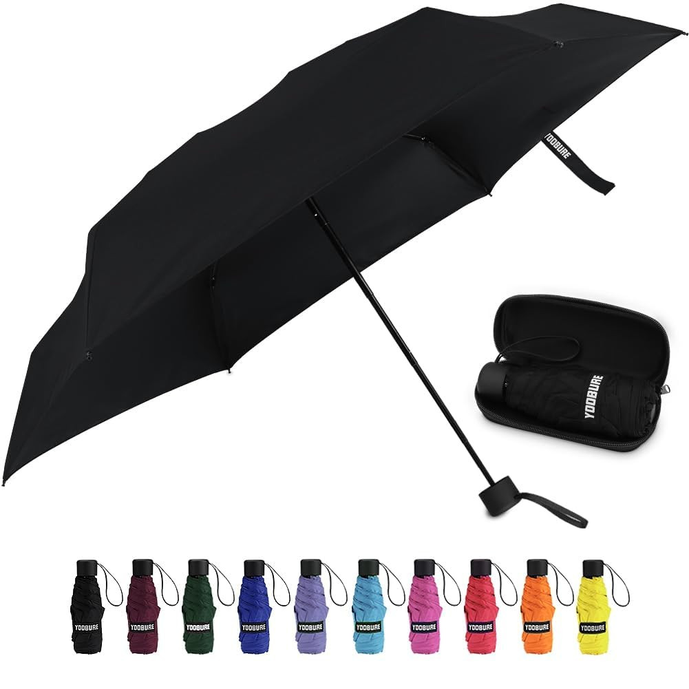 Yoobure Small Mini Umbrella with Case Light Compact Design Perfect for Travel Lightweight Portabl... | Amazon (US)