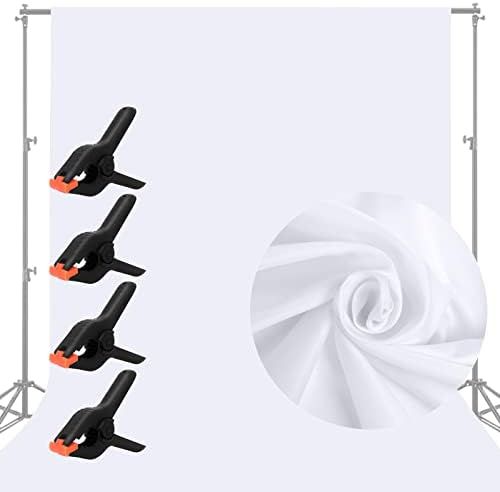 7 x 10 ft White Backdrop Background Chromakey Cloth for Photography, Pure White Screen Sheet Photosh | Amazon (US)