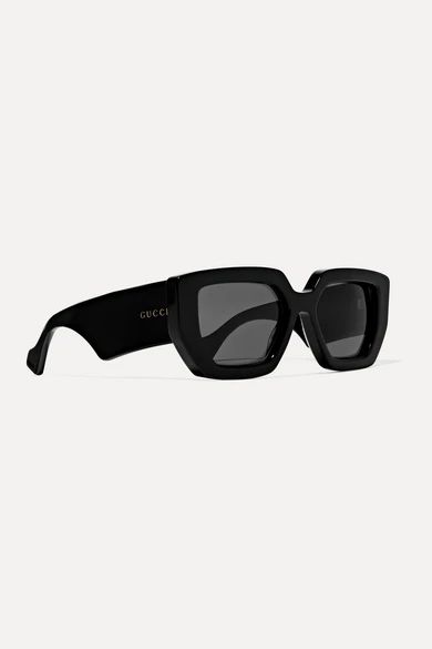 Oversized-Sonnenbrille mit eckigem Rahmen aus Azetat | NET-A-PORTER (UK & EU)