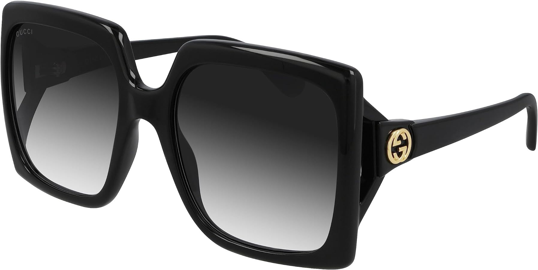 Gucci Square Sunglasses GG0876S 001 Black 60mm 876 | Amazon (US)