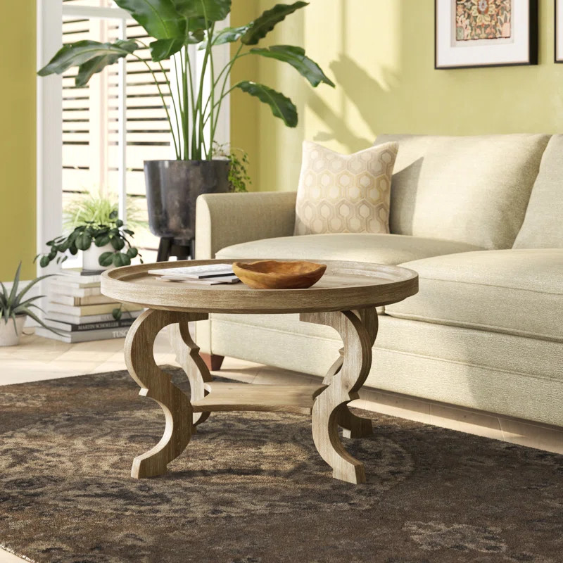 Ophelia & Co. Elida 4 Legs Coffee Table with Storage & Reviews | Wayfair | Wayfair North America