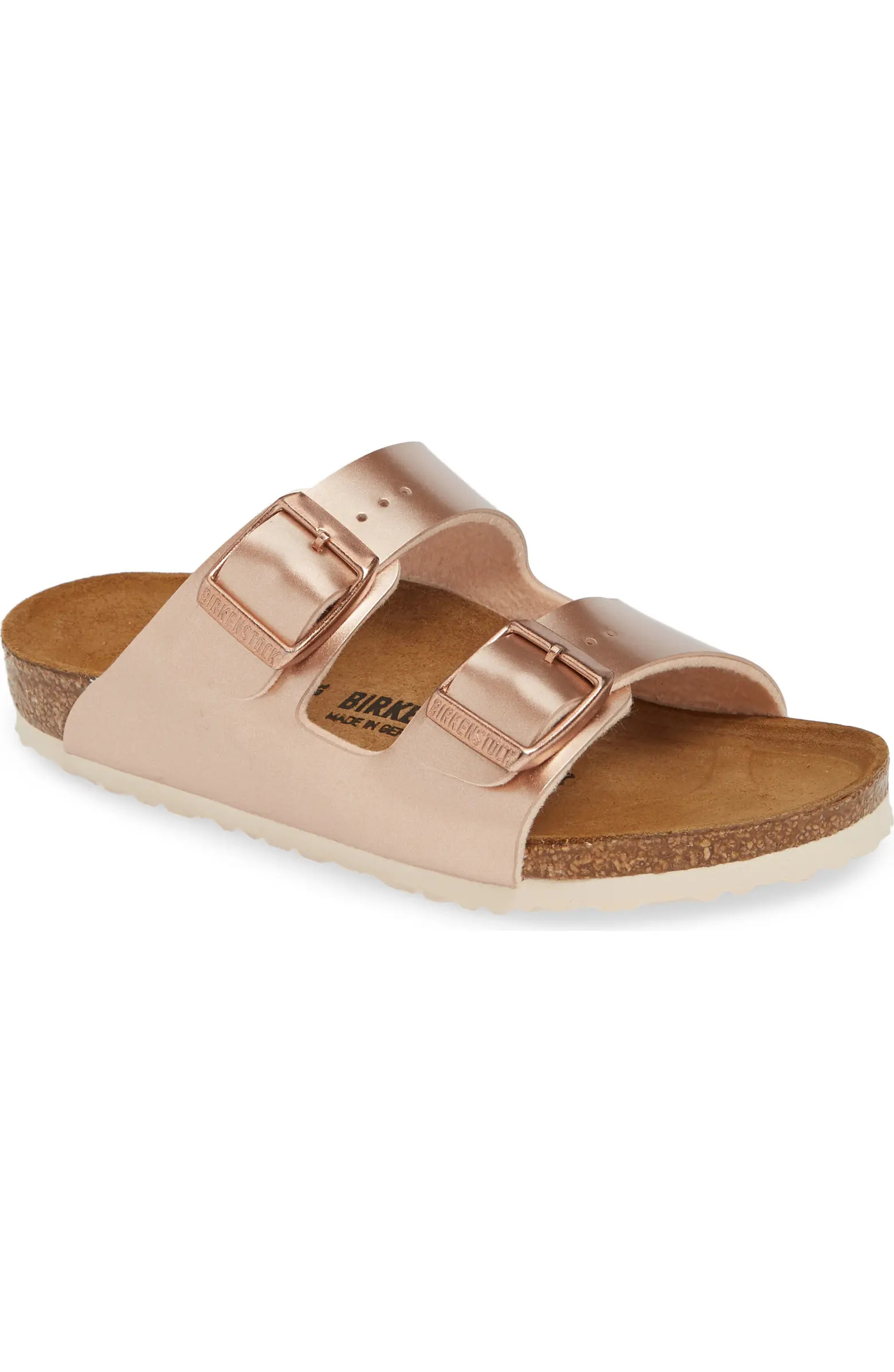 Kids' Arizona Metallic Slide Sandal | Nordstrom