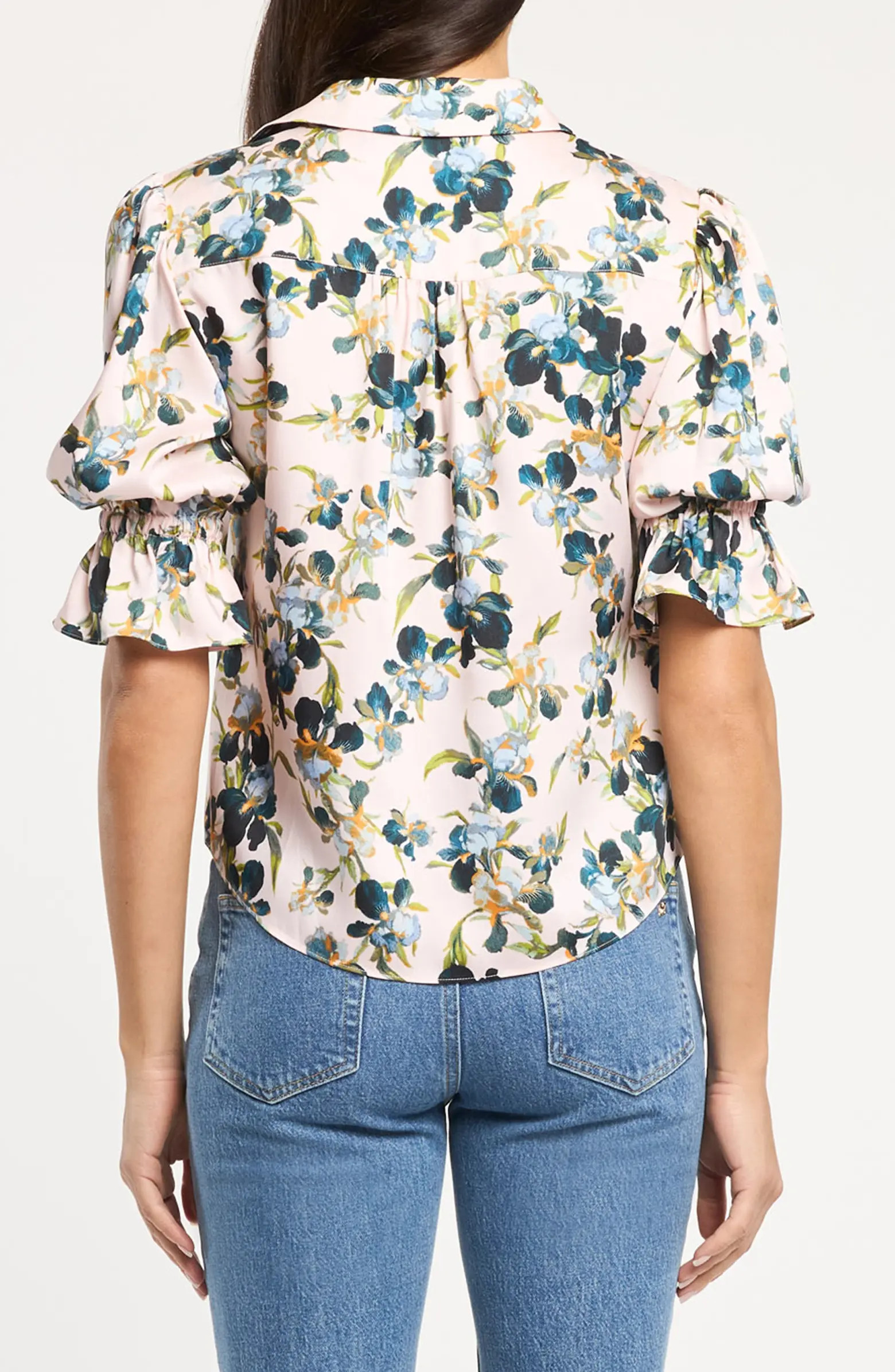Trailing Iris Fiona Floral Button-Up Top | Nordstrom