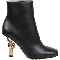 Bottega Veneta Knot Leather Ankle Boots | Balardi (US & Canada)