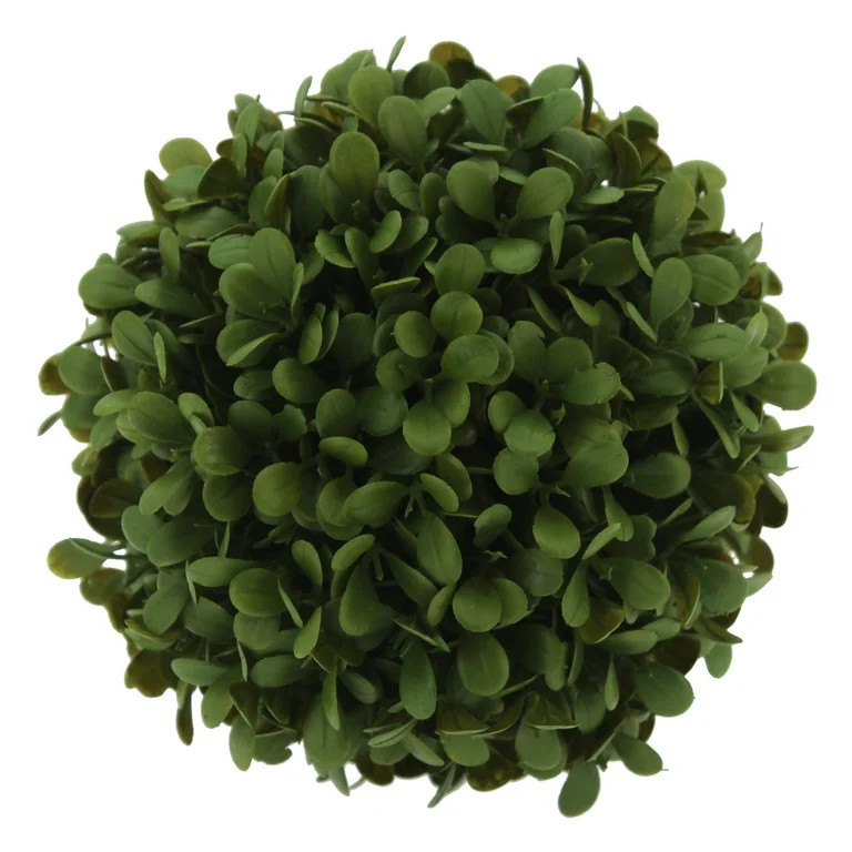 Better Homes & Gardens 4.5" Artificial Green Boxwood Plant Orb | Walmart (US)