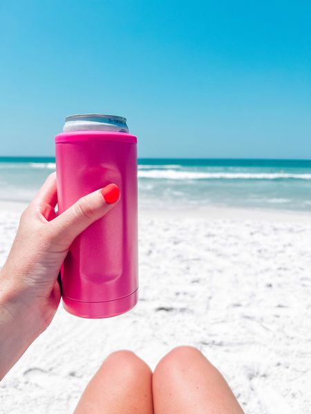 Can’t do a day on the beach without my Brumate slim can coozie! Comes in so many fun colors. Great gift idea  

#LTKFind #LTKunder100 #LTKSeasonal