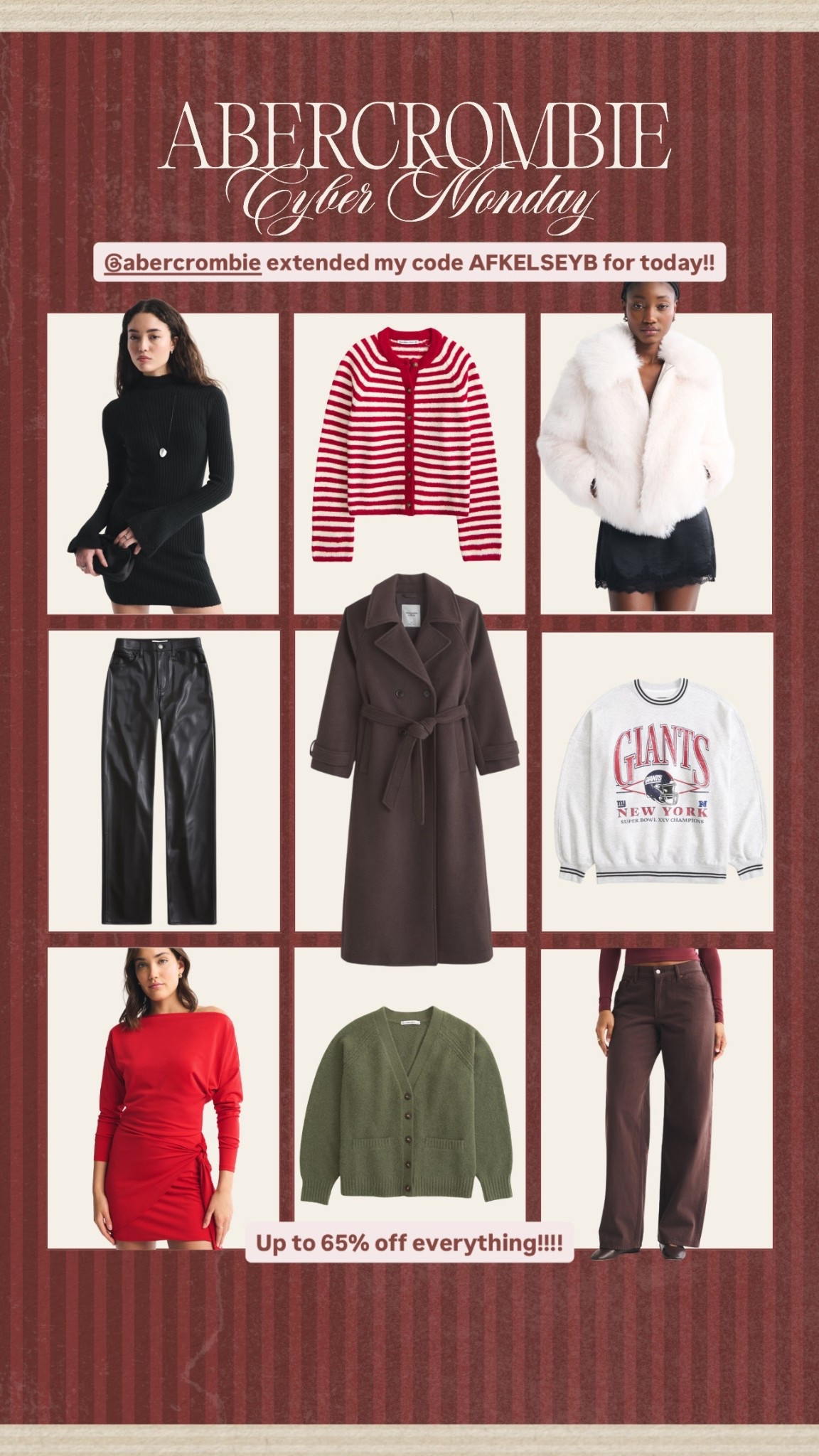Last day of Abercrombie sale plus my code AFKELSEYB✨ 

#LTKCyberWeek #LTKSaleAlert #LTKMidsize