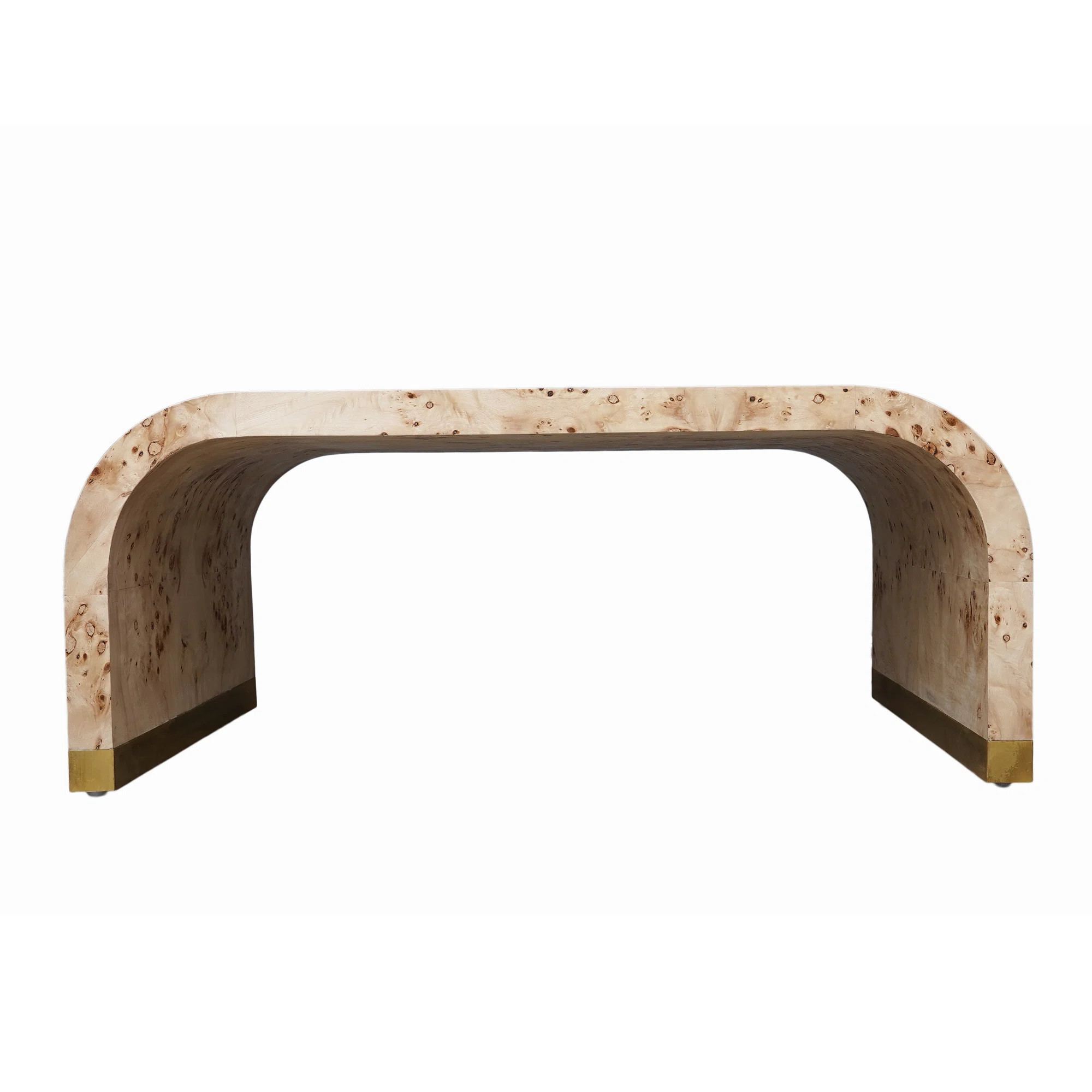 Craigwood Handmade Burl Wood Sled Coffee Table | Wayfair North America