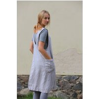 Natural Linen Apron Dress/Cross-Back Linen Apron Charlotte | Etsy (US)