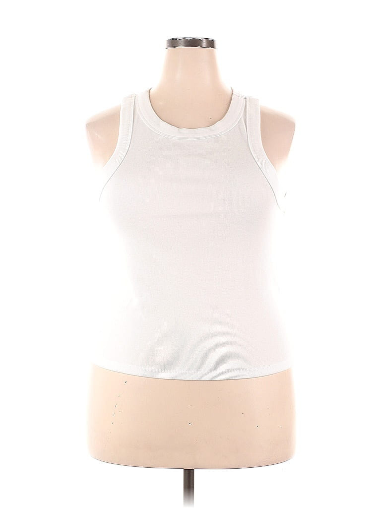 Old Navy Tank Top White Halter Tops - Used - Size 2X-Large | ThredUp