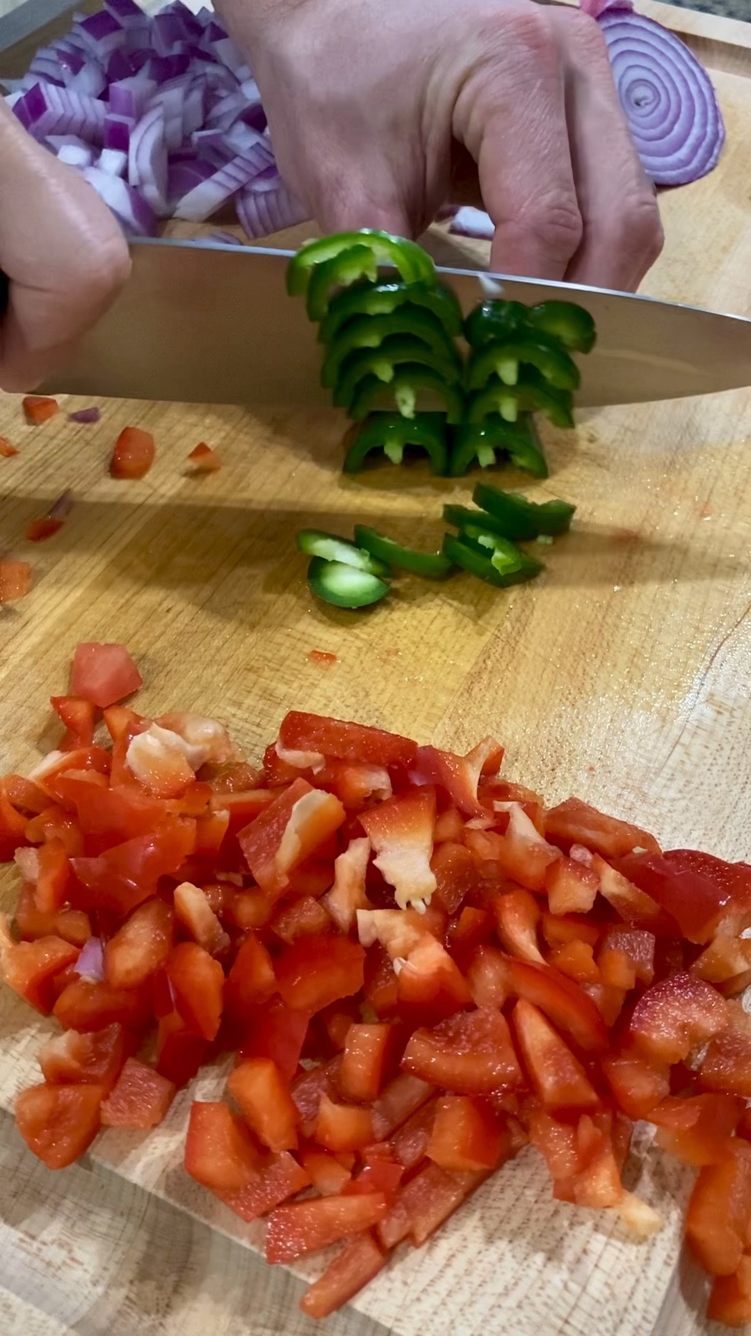 Remember, the sharper your knives are, the safer they are 

#henckelknives #chopping #kitchenknives #sharpknives #knives 

#LTKSeasonal #LTKGiftGuide #LTKHome