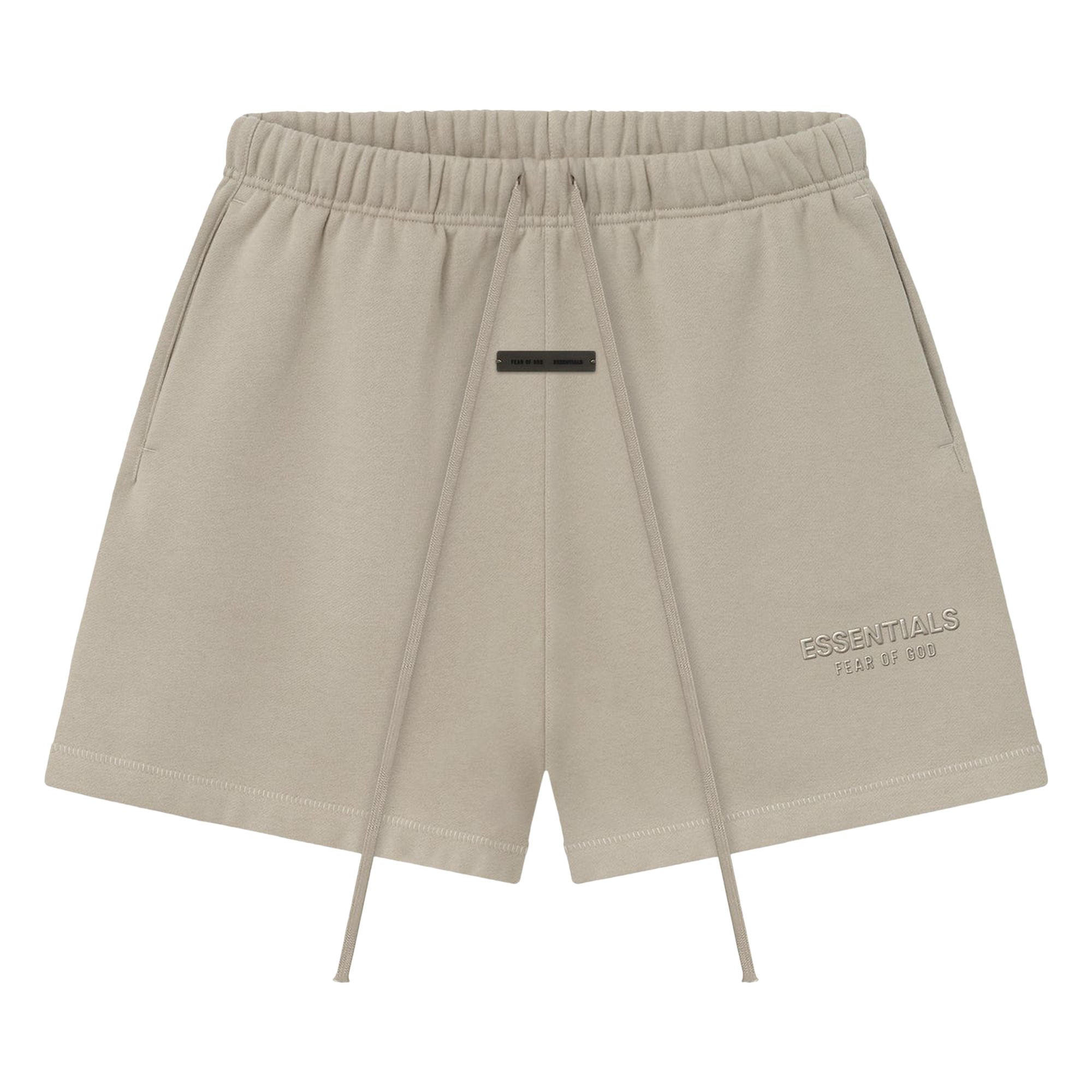 Fear of God Essentials Soccer Fleece Shorts 'Timber' | Tan | Men's Size S | GOAT